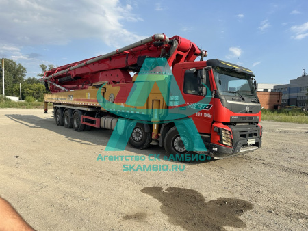 Автобетононасос Volvo c бетононасосом Sany